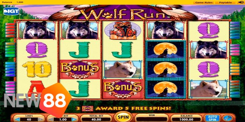 wolf run slot game