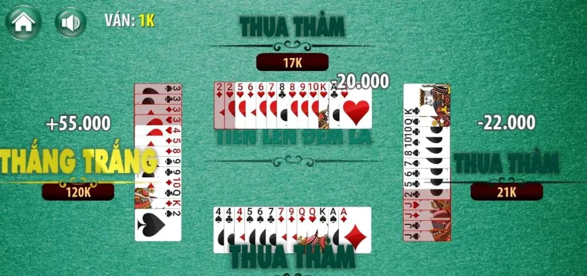 Hướng dẫn luật chơi Tiến lên đếm lá cơ bản