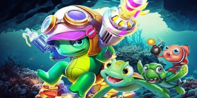 Luật chơi và giao diện bắn cá rùa xanh