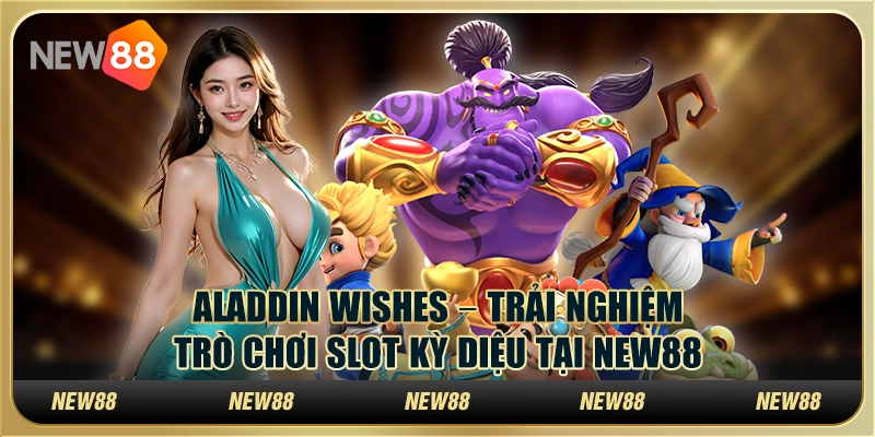 Aladdin Wishes – Trải nghiệm trò chơi slot kỳ diệu tại New88