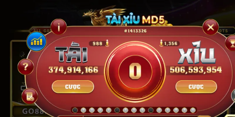 Cách chọn cược tài xỉu MD5 tăng khả năng thắng