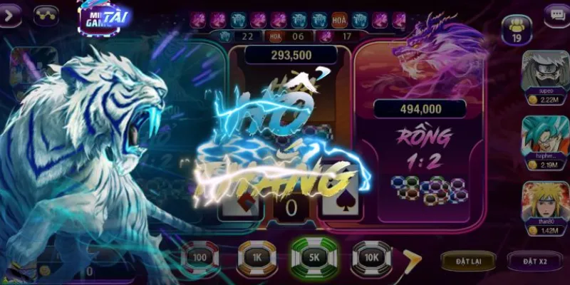 Tổng quan về trò chơi Rồng Hổ