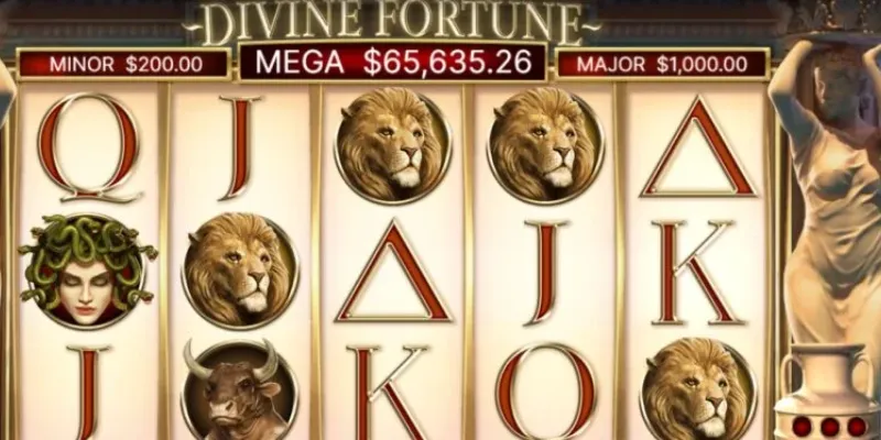 Cách đặt cược và các mức cược trong Divine Fortune