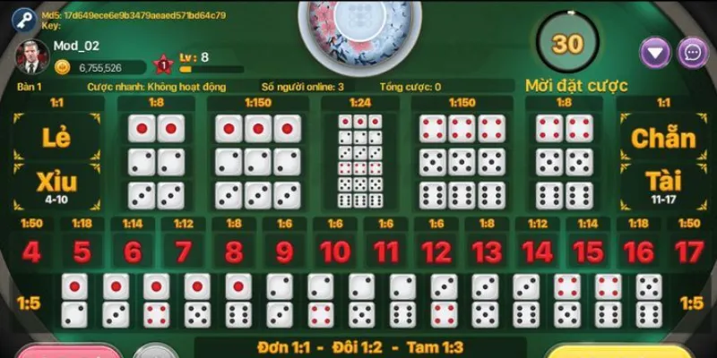 Bật mí mẹo chơi tài xỉu online tăng tỷ lệ thắng cho anh em