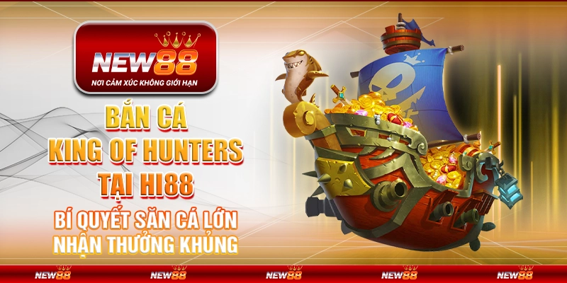 Bắn Cá King of Hunters tại New88 – Bí quyết săn cá lớn nhận thưởng khủng