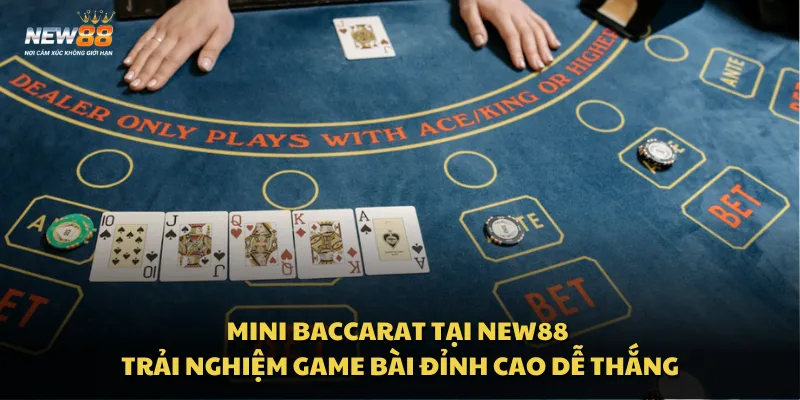 Mini Baccarat tại New88 - Trải nghiệm game bài đỉnh cao dễ thắng